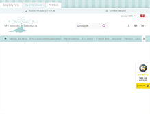 Tablet Screenshot of mybridalshower.de